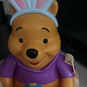 Disney Winnie the Pooh Plush in Purple Bunny Outfit